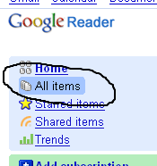 Google Reader is empty!